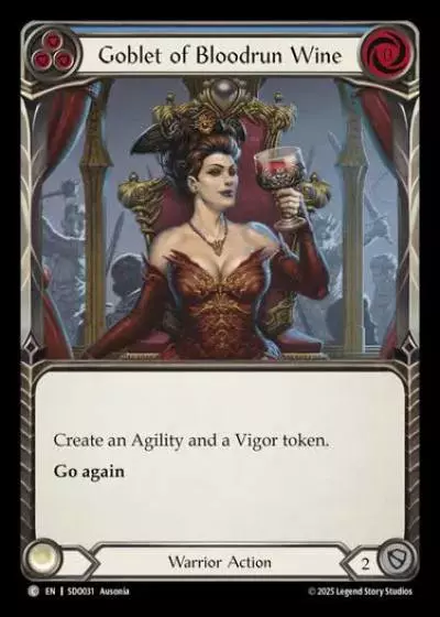 Goblet of Bloodrun Wine SDO031 - Silver Age Chapter 2 - Dorinthea - Flesh and blood card