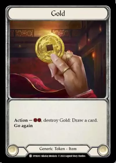 Gold DYN243 - Dynasty - Flesh and blood card
