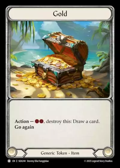 Gold SEA244 - High Seas - Flesh and blood card