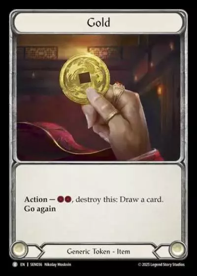 Gold SEN036 - Silver Age Chapter 2 - Enigma - Flesh and blood card