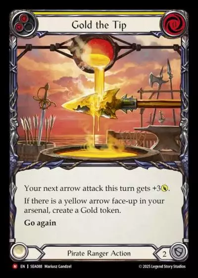 Gold the Tip YELLOW SEA088 - High Seas - Flesh and blood card