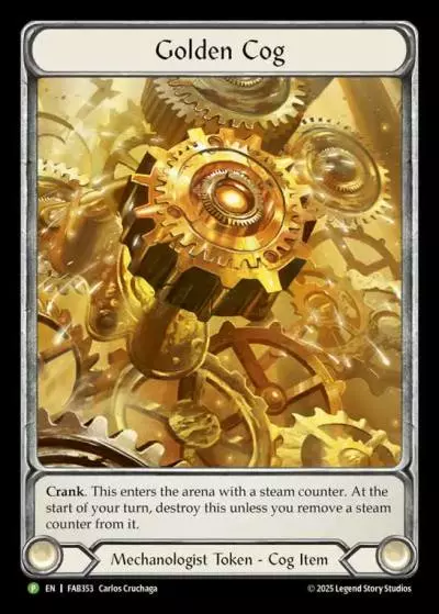 Golden Cog FAB353-CF - Prize Wall - High Seas - Flesh and blood card