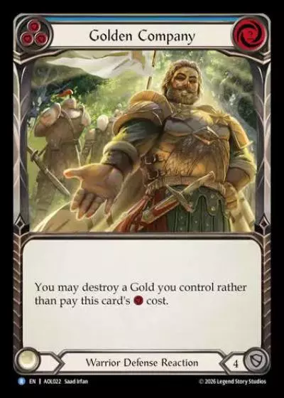 Golden Company AOL022 - Armory Deck - Olympia, Prized Fighter - Flesh and blood card