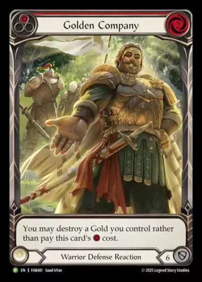 Golden Company FAB481-RF - Marketing - GEN CON Omens of the Third Age - Flesh and blood card