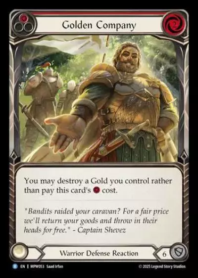 Golden Company MPW053 - Mastery Pack Warrior - Flesh and blood card
