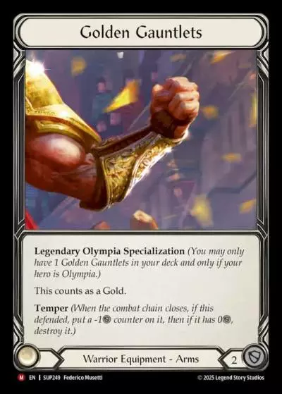 Golden Gauntlets SUP249 - Super Slam - Flesh and blood card