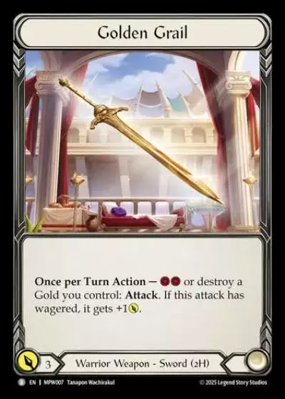 Golden Grail MPW007 - Mastery Pack Warrior - Flesh and blood card