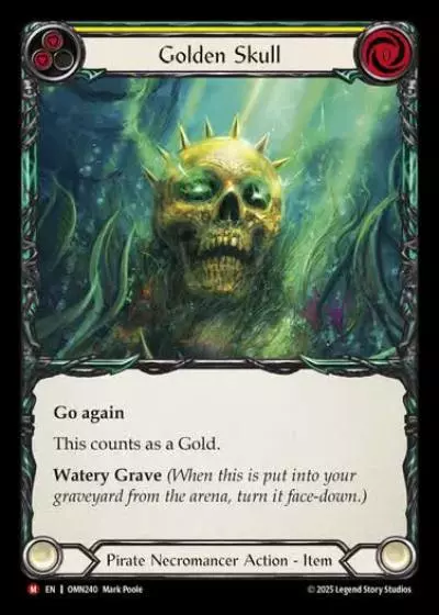 Golden Skull OMN240 - Omens of the Third Age - Flesh and blood card