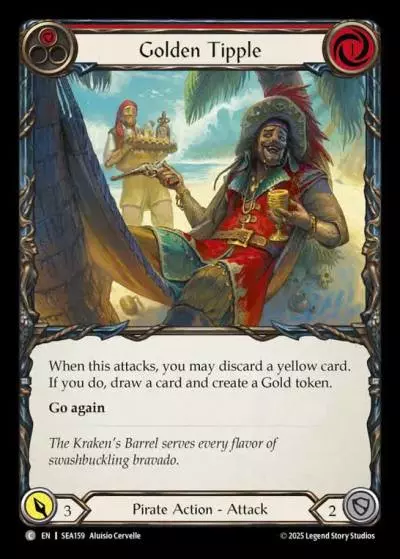 Golden Tipple RED SEA159 - High Seas - Flesh and blood card
