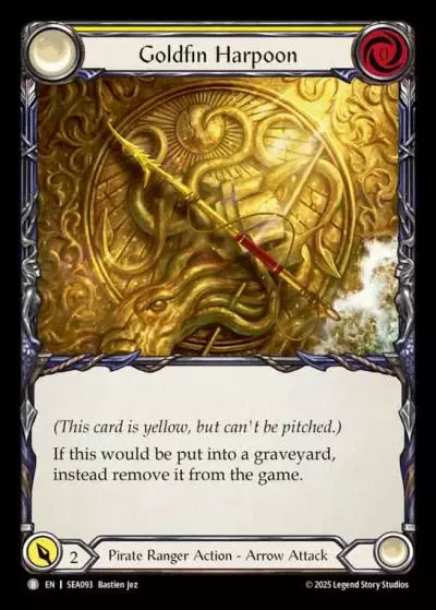 Goldfin Harpoon SEA093 - High Seas - Flesh and blood card