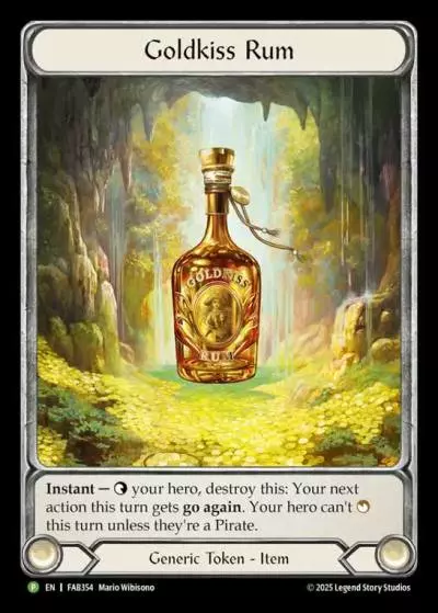 Goldkiss Rum FAB354-CF - Prize Wall - High Seas - Flesh and blood card