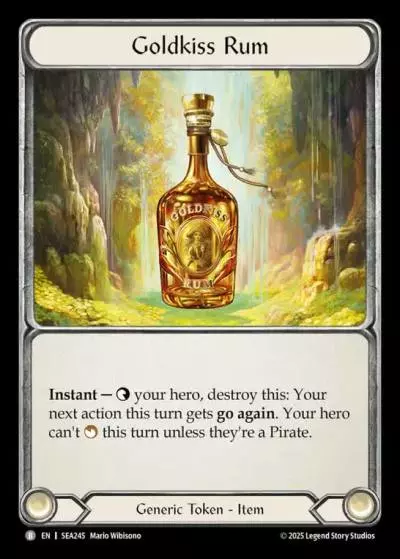 Goldkiss Rum SEA245 - High Seas - Flesh and blood card