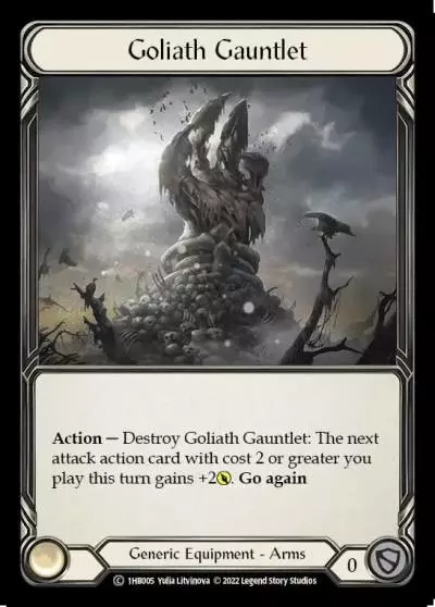 Goliath Gauntlet 1HB005 - Bravo - Blitz Deck - Flesh and blood card