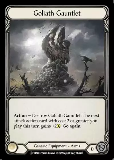 Goliath Gauntlet 1HD005 - Dash - Blitz Deck - Flesh and blood card