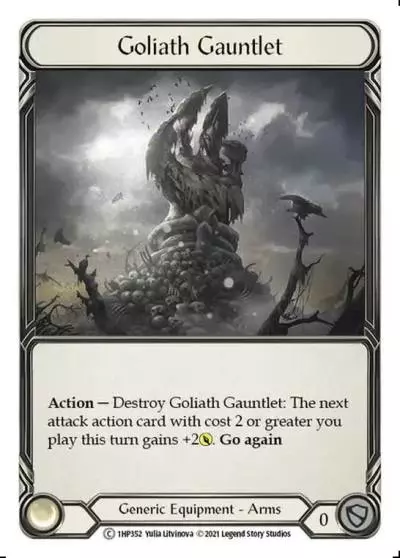 Goliath Gauntlet 1HP352 - History Pack 1 - Flesh and blood card