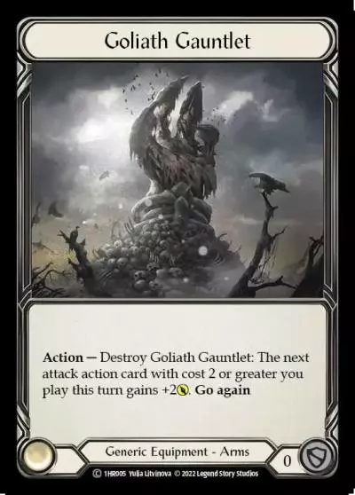 Goliath Gauntlet 1HR005 - Rhinar - Blitz Deck - Flesh and blood card