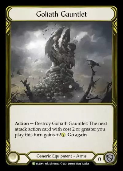 Goliath Gauntlet FAB064-GF - ProQuest - Season 1 and 2 - Flesh and blood card