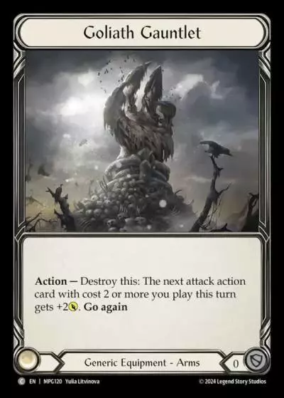 Goliath Gauntlet MPG120 - Mastery Pack Guardian - Flesh and blood card