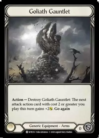 Goliath Gauntlet U-WTR153-RF - Welcome to Rathe - Unlimited - Flesh and blood card