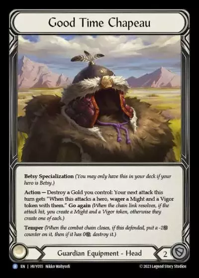 Good Time Chapeau HVY055 - Heavy Hitters - Flesh and blood card