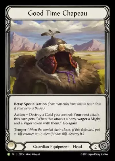 Good Time Chapeau LGS234-RF - Pre-release - Heavy Hitters - Flesh and blood card