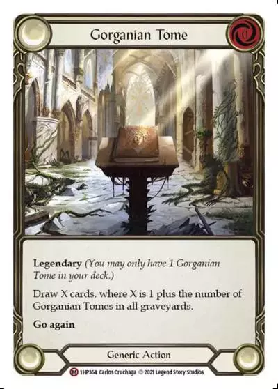 Gorganian Tome 1HP364 - History Pack 1 - Flesh and blood card