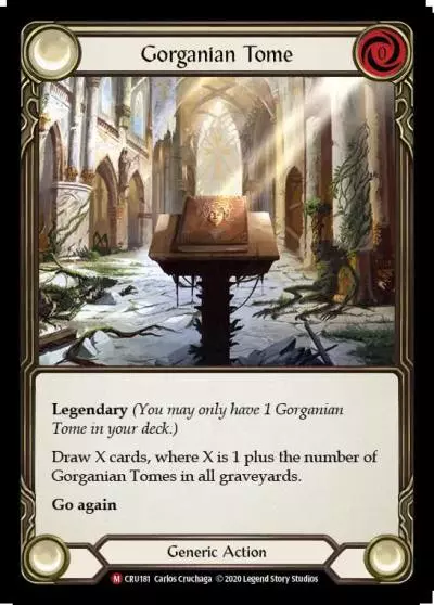 Gorganian Tome CRU181 - Crucible of War - Flesh and blood card