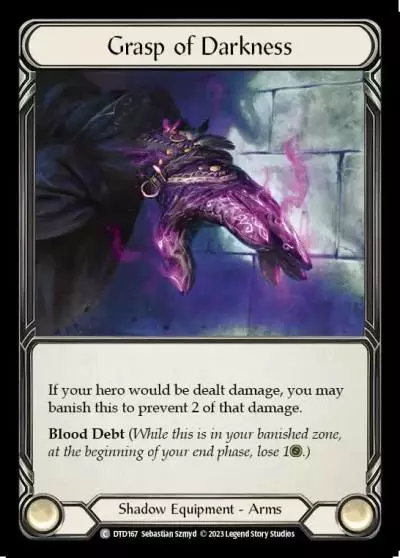 Grasp of Darkness DTD167 - Dusk till Dawn - Flesh and blood card