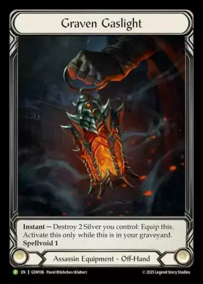 Graven Gaslight GEM106-CF - GEM - Pack 4 - Flesh and blood card