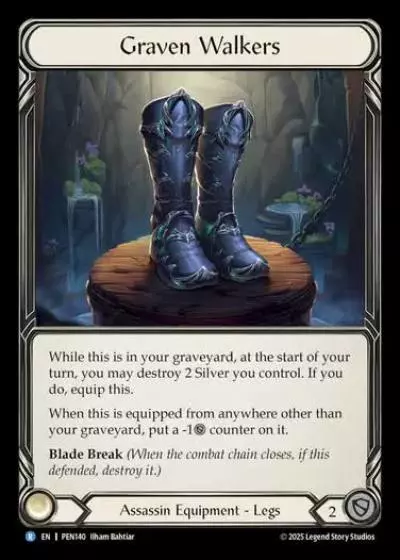 Graven Walkers PEN140 - Compendium of Rathe - Flesh and blood card