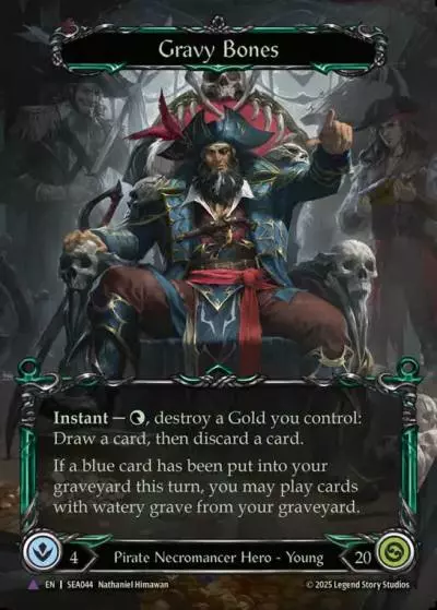 Gravy Bones SEA044-MV - High Seas - Flesh and blood card