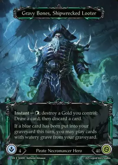 Gravy Bones, Shipwrecked Looter SEA043-MV - High Seas - Flesh and blood card