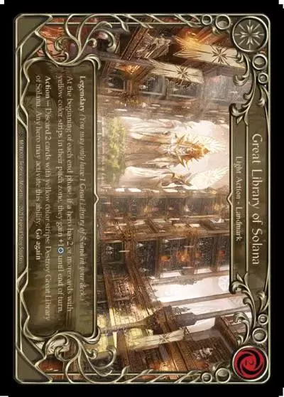 Great Library of Solana U-MON000-RF - Monarch - Unlimited - Flesh and blood card