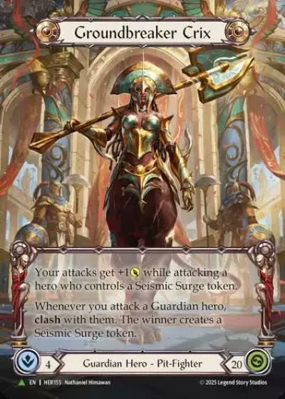 Groundbreaker Crix HER155-MV - Marketing - Black Friday 2025 - Flesh and blood card