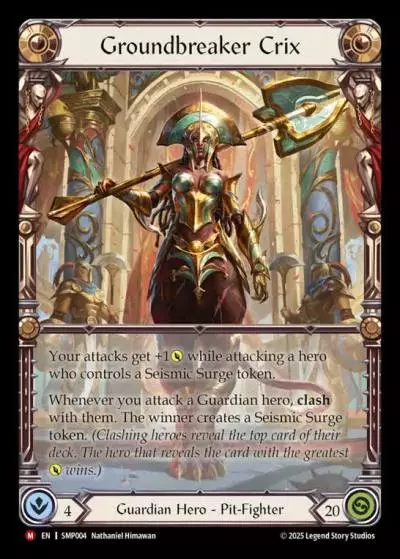 Groundbreaker Crix SMP004 - Smash Palace - Flesh and blood card