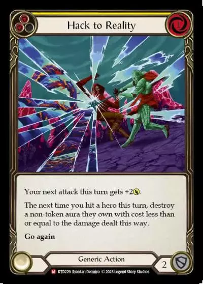 Hack to Reality YELLOW DTD229 - Dusk till Dawn - Flesh and blood card