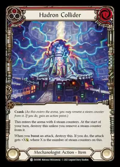 Hadron Collider RED EVO090 - Bright Lights - Flesh and blood card