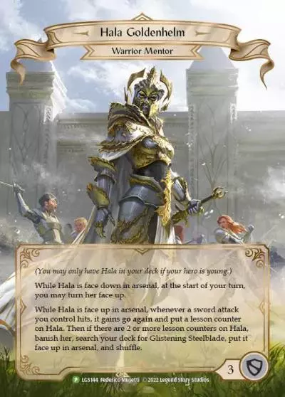 Hala Goldenhelm LGS144-RF - Armory - Evergreen - Flesh and blood card