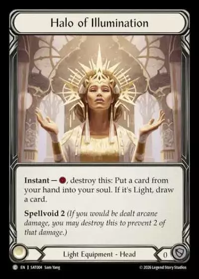 Halo of Illumination SAT004 - Silver Age - Prism, Advent of Thrones - Flesh and blood card