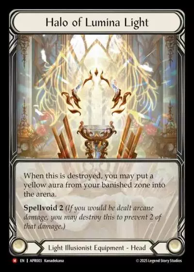Halo of Lumina Light APR003-CF - Armory Deck Legends - Prism Sculptor of Arc Light - Flesh and blood card