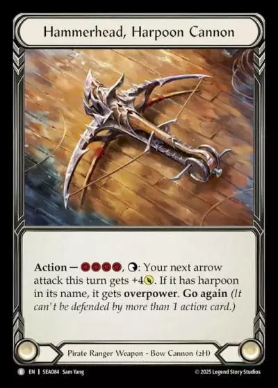 Hammerhead, Harpoon Cannon SEA084 - High Seas - Flesh and blood card