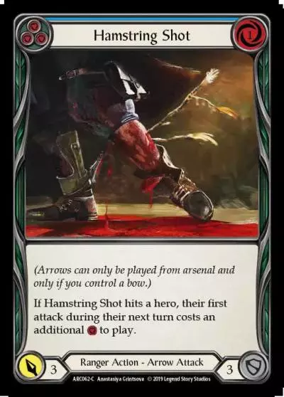 Hamstring Shot BLUE ARC062 - Arcane Rising - Flesh and blood card