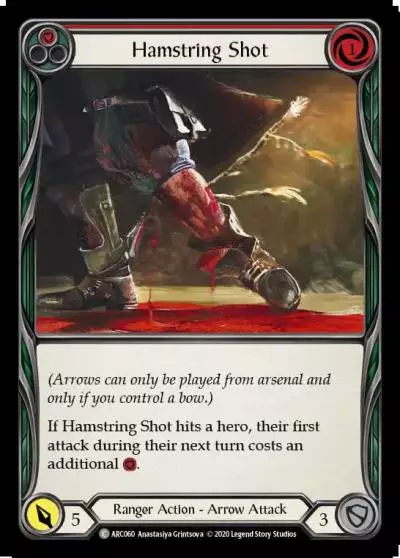 Hamstring Shot RED U-ARC060-RF - Arcane Rising - Unlimited - Flesh and blood card