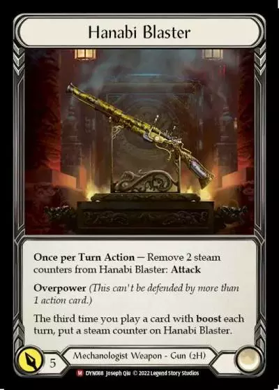 Hanabi Blaster DYN088 - Dynasty - Flesh and blood card