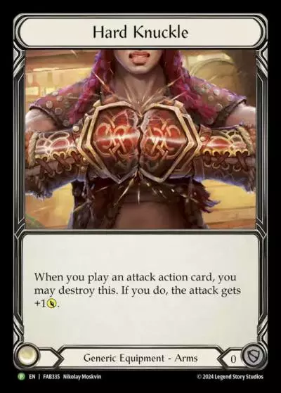 Hard Knuckle FAB335-CF - Conventions - 1st Strike - Flesh and blood card