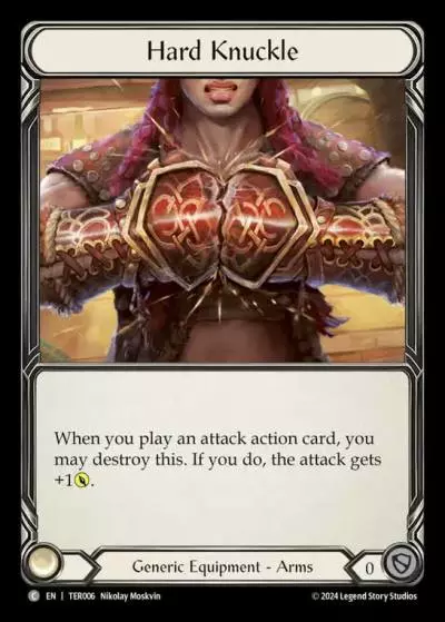 Hard Knuckle TER006 - 1st Strike - Terra - Flesh and blood card