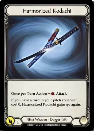 Harmonized Kodachi LGS003-CF - Armory - Season 1 - Flesh and blood card