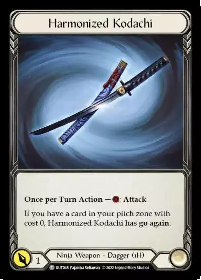 Harmonized Kodachi OUT048 - Outsiders - Flesh and blood card