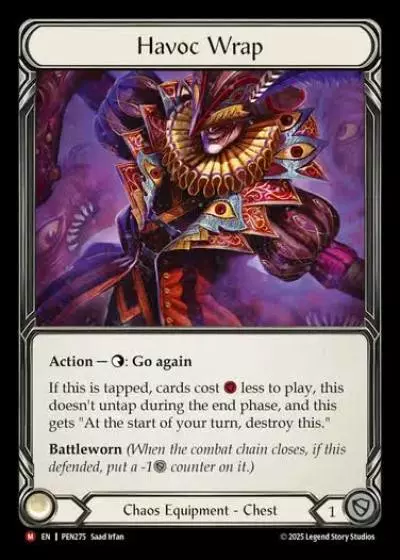 Havoc Wrap PEN275 - Compendium of Rathe - Flesh and blood card