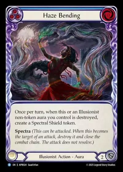 Haze Bending BLUE APR024 - Armory Deck Legends - Prism Sculptor of Arc Light - Flesh and blood card